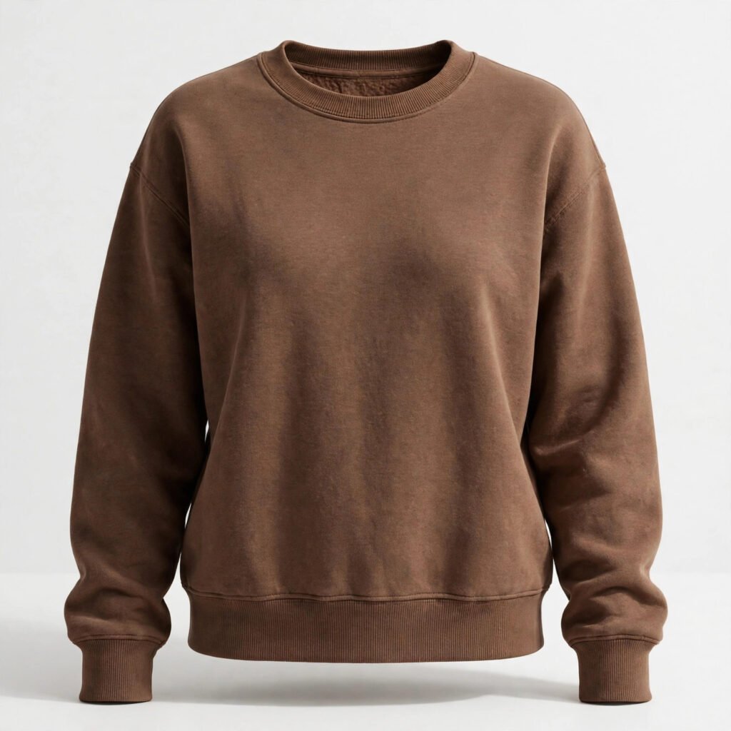 Sweat Marron Femme