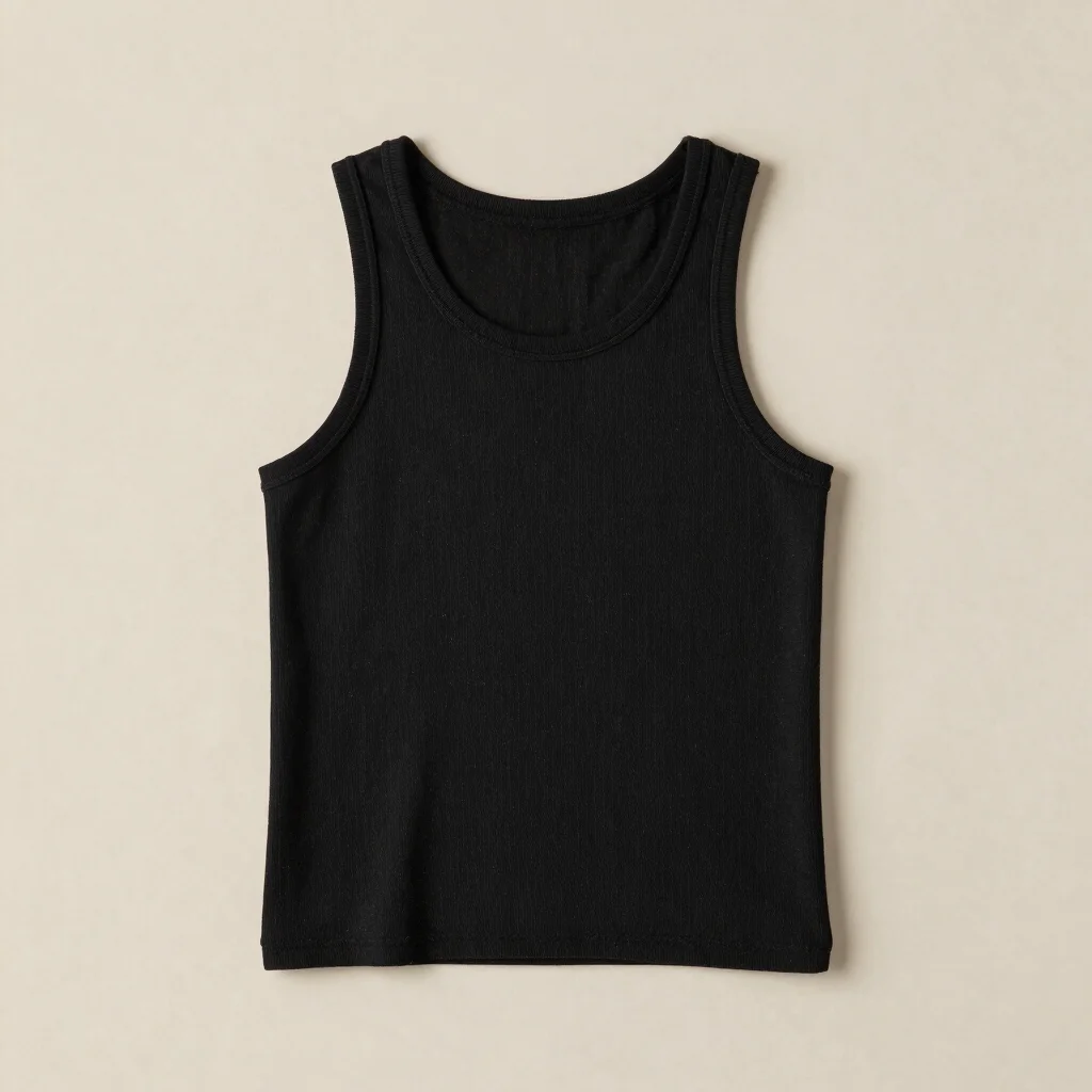 Ribbed Cotton Tank