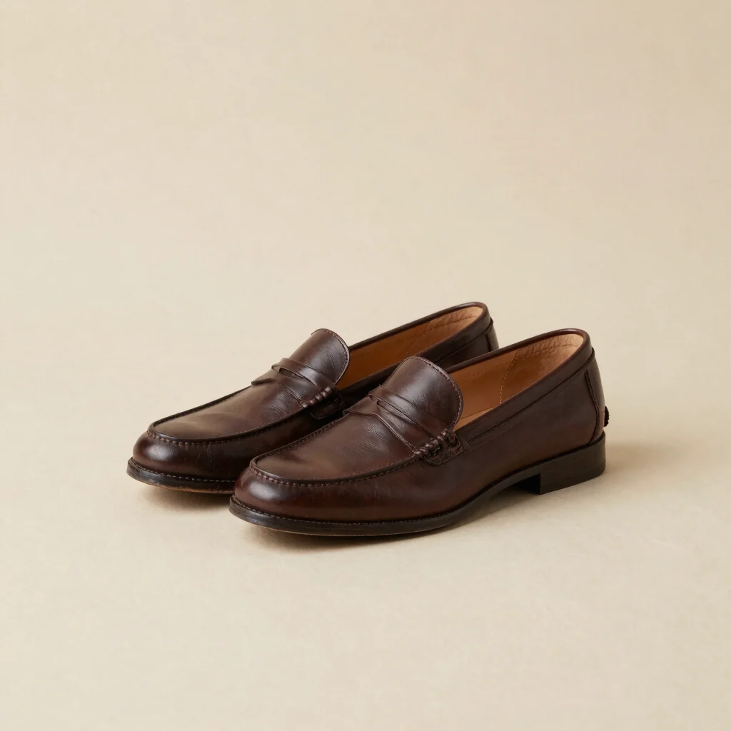 Leather Loafer Pair
